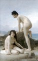 Las dos baigneuses William Adolphe Bouguereau desnuda